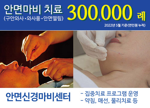 안명마비 치료 245,000례